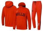 2024-25 Ensemble Chicago Bulls Survêtement Veste à Capuche Pantalon Jogging