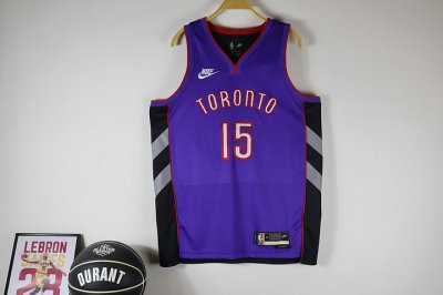 15 Maillot rétro Carter Toronto Raptors Violet